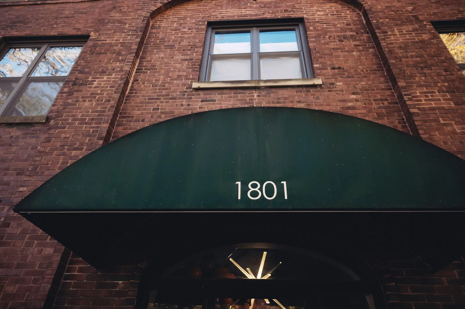 The entrance to Black Bear Academy at 1801 W Byron St in Chicago