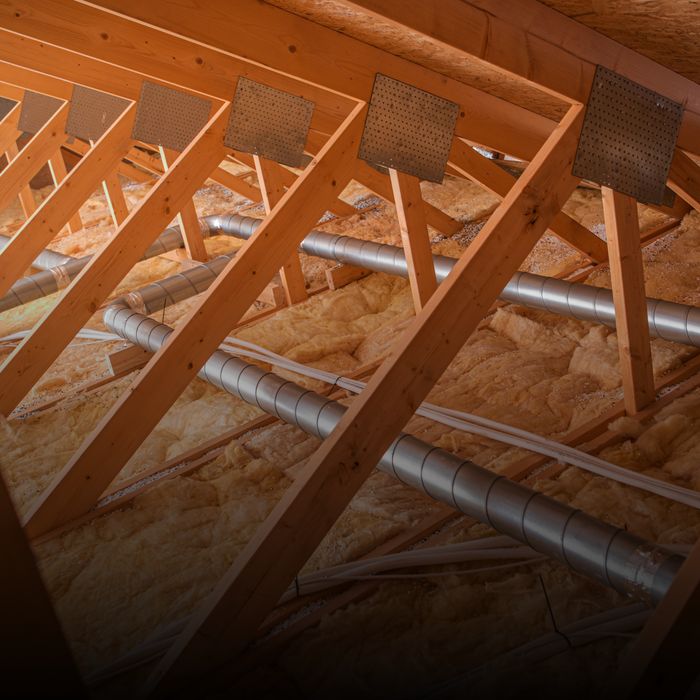 Attic insulation and ventilation