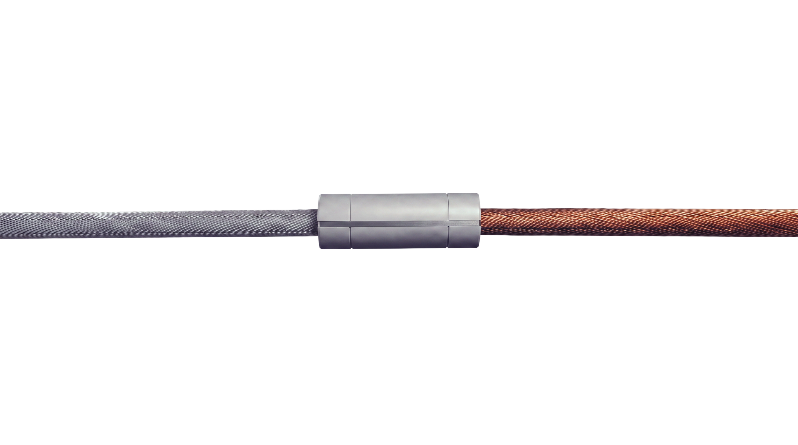 Relibond cable connector coupling two power cables