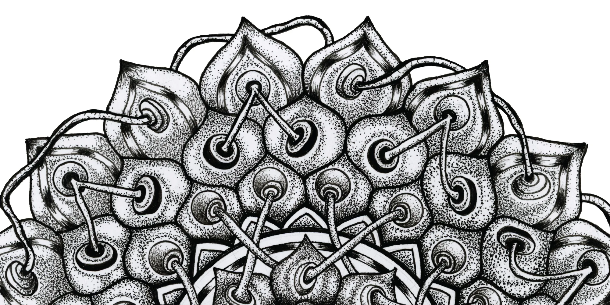 Original Interconnection mandala artwork by Flowstate Design Studio.
