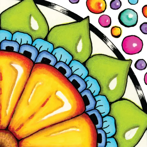 Original Surrender to Grace mandala artwork by Flowstate Design Studio.