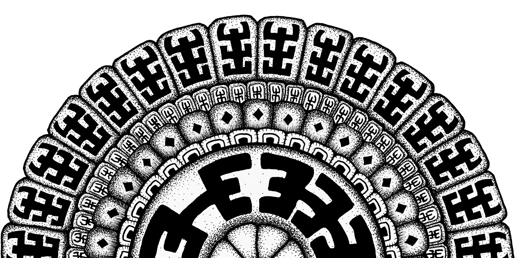 Original Komo mandala artwork by Flowstate Design Studio.