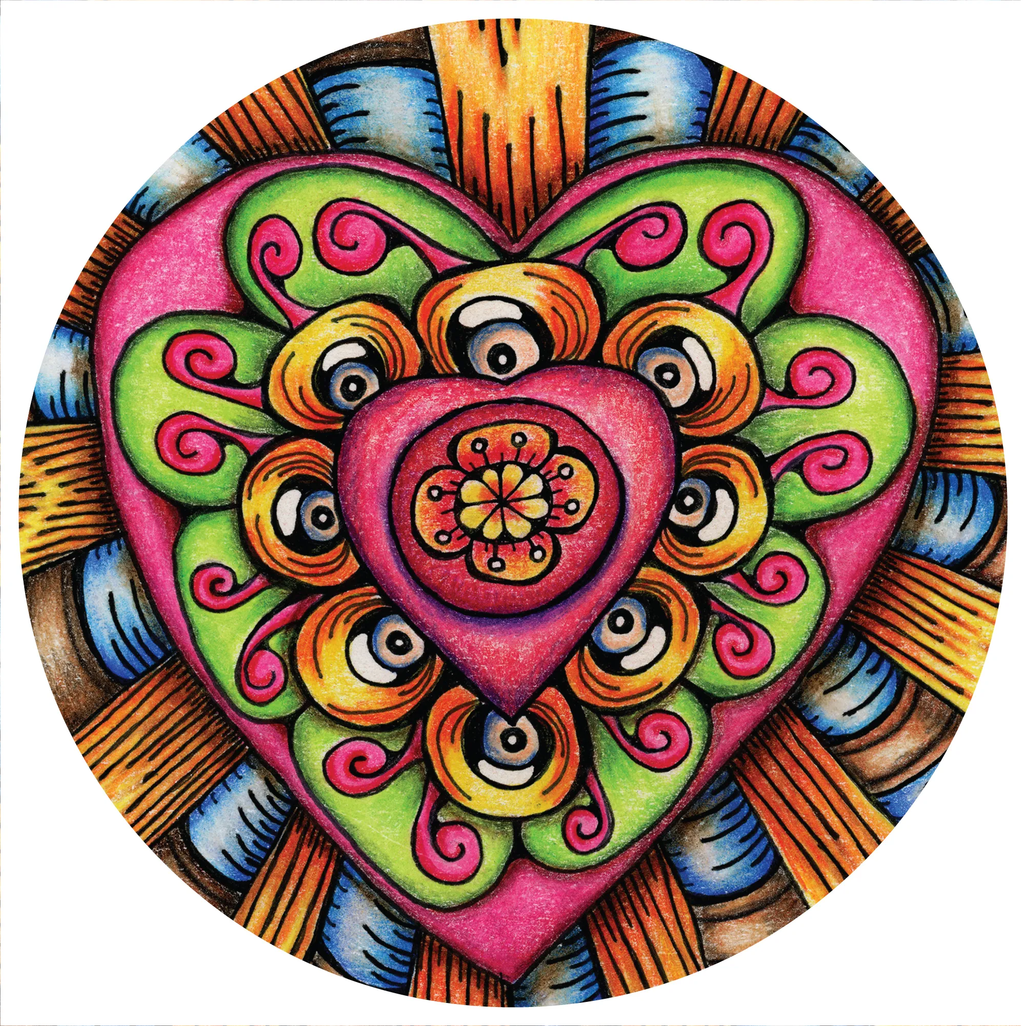 Original Bursting Heart artwork by Flowstate Design Studio.