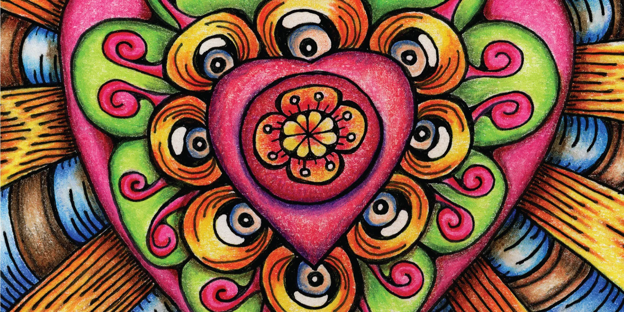 Original Bursting Heart artwork by Flowstate Design Studio.