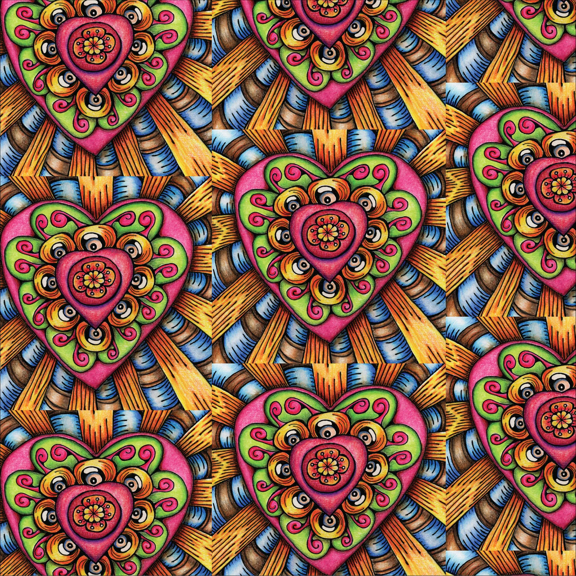 Original Bursting Heart artwork by Flowstate Design Studio.