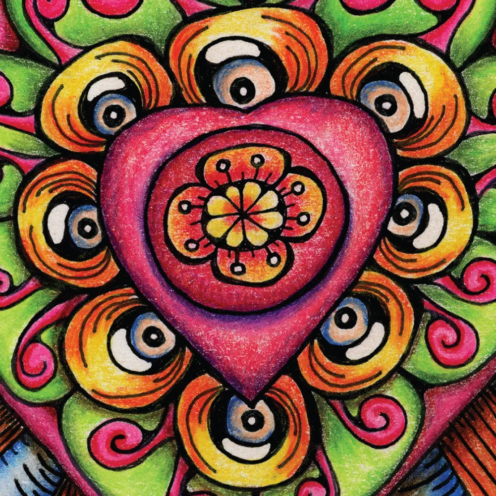 Original Bursting Heart artwork by Flowstate Design Studio.