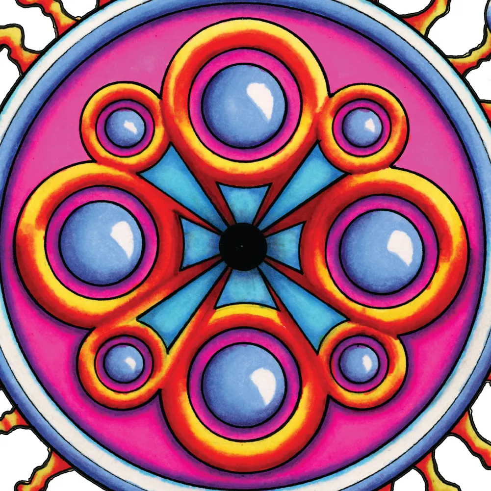 Original Corona de Mandala artwork by Flowstate Design Studio.