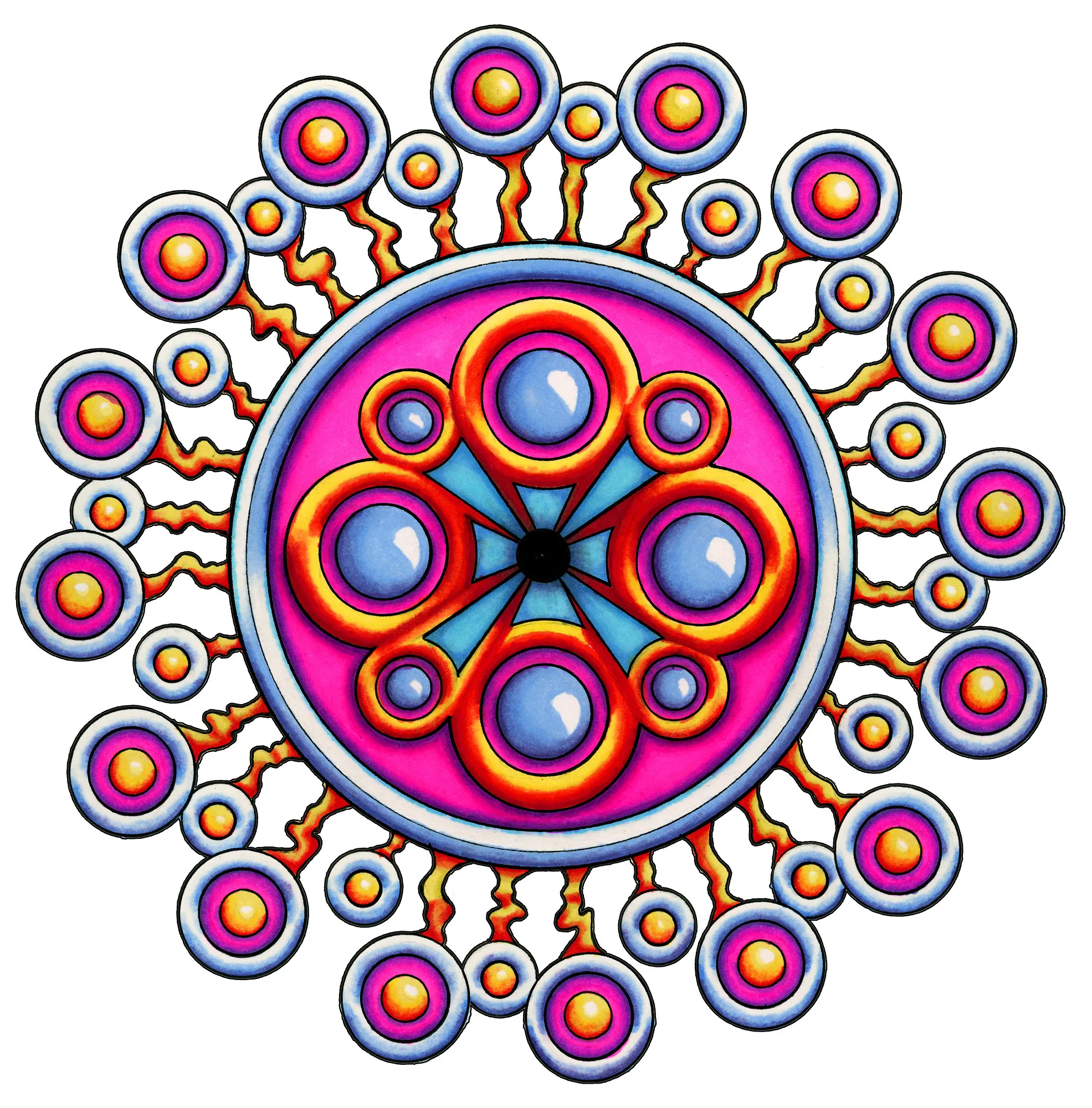 Corona de Mandala design system artwork