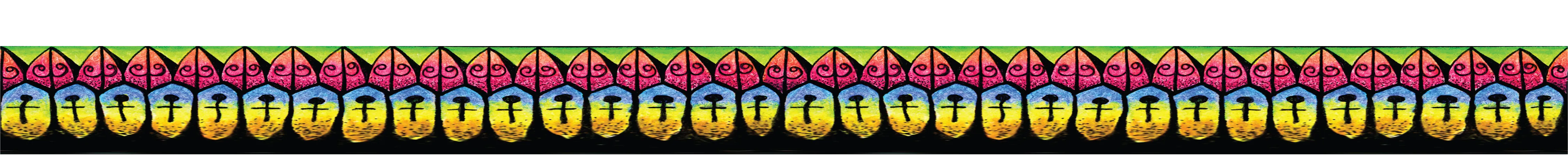 Radiance inner border band variation.