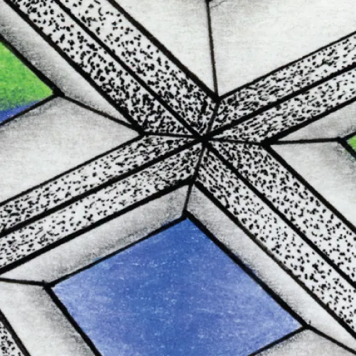 Original Stained Glass artwork by Flowstate Design Studio.