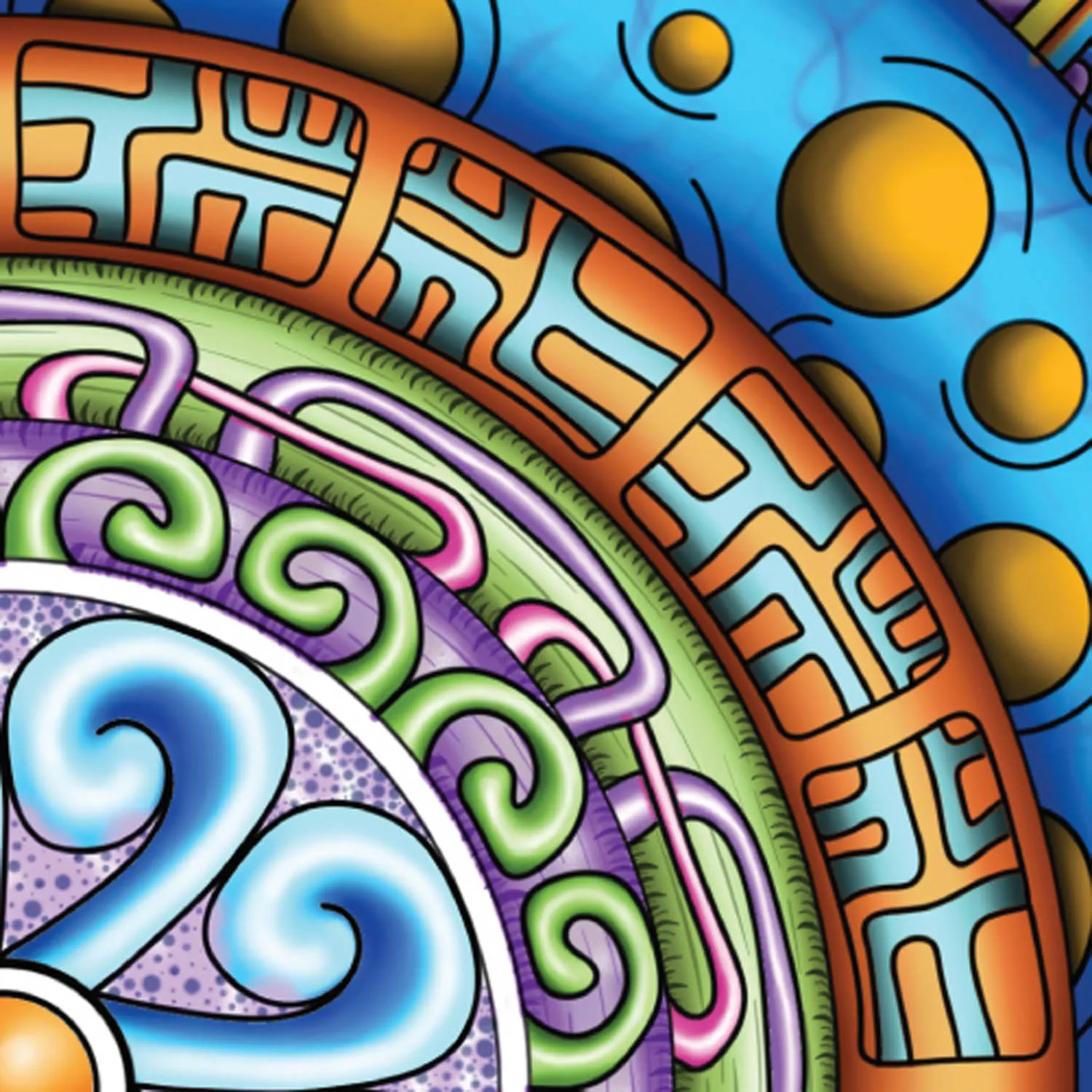 Original Blue Dream mandala artwork by Flowstate Design Studio.