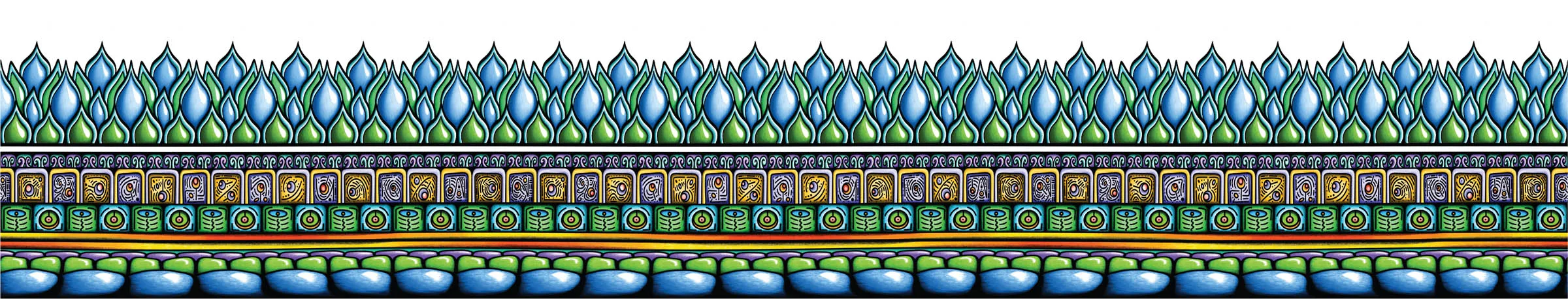 Emerald Dream full border band variation.