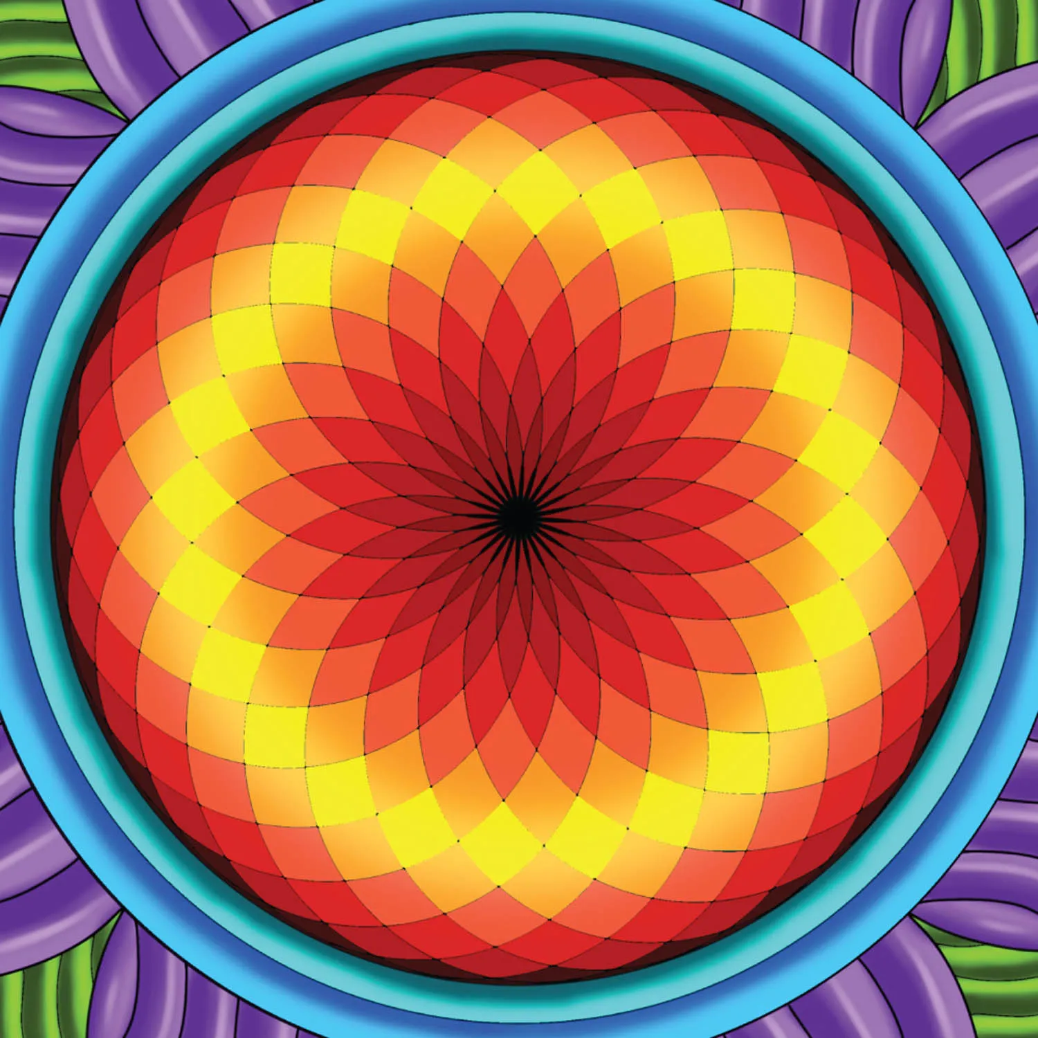Original High Life mandala artwork by Flowstate Design Studio.