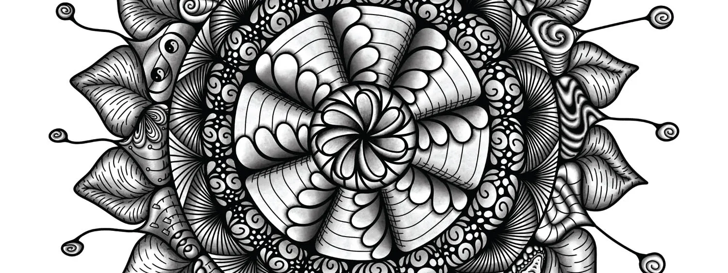 Original Mesmerize mandala artwork by Flowstate Design Studio.