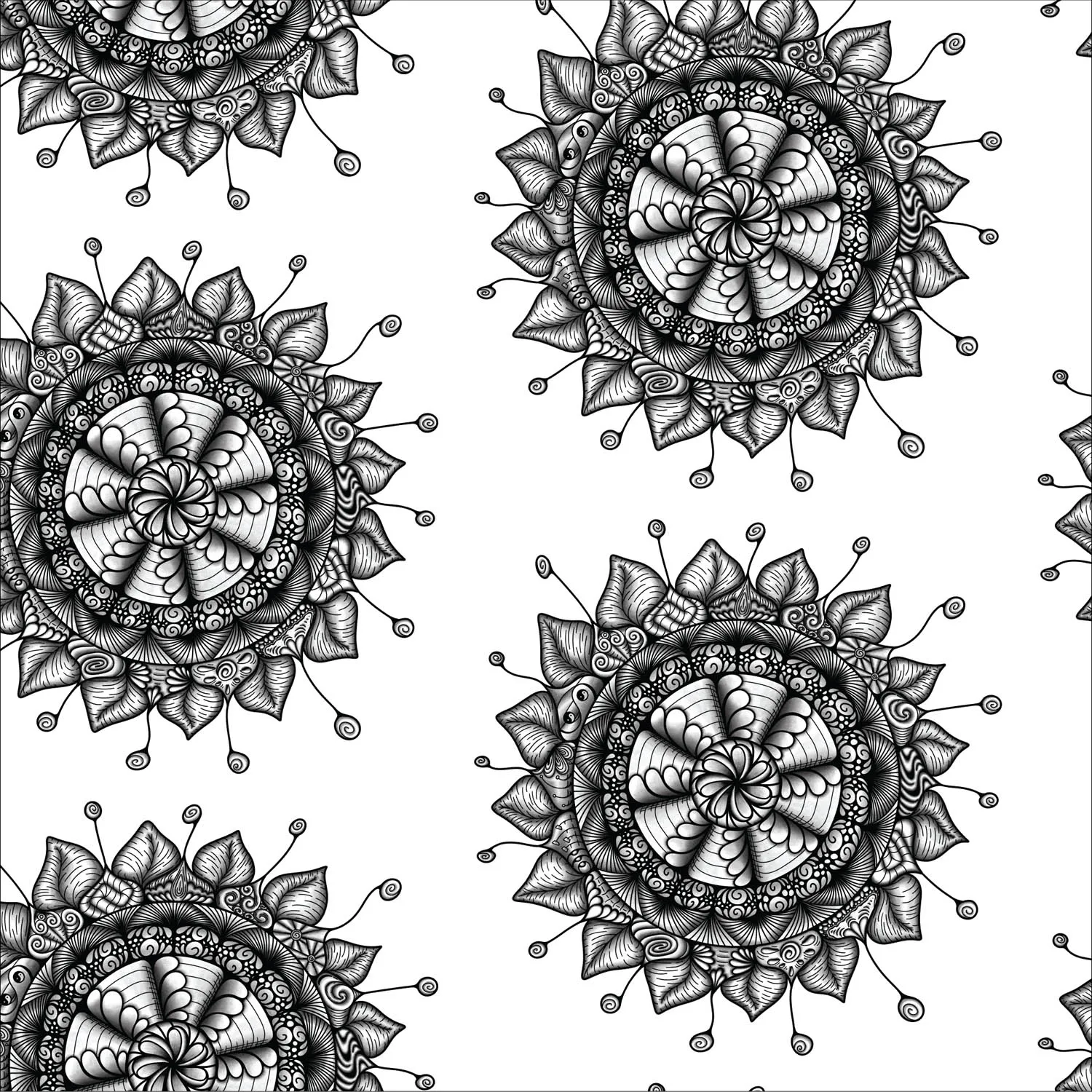 Original Mesmerize mandala artwork by Flowstate Design Studio.