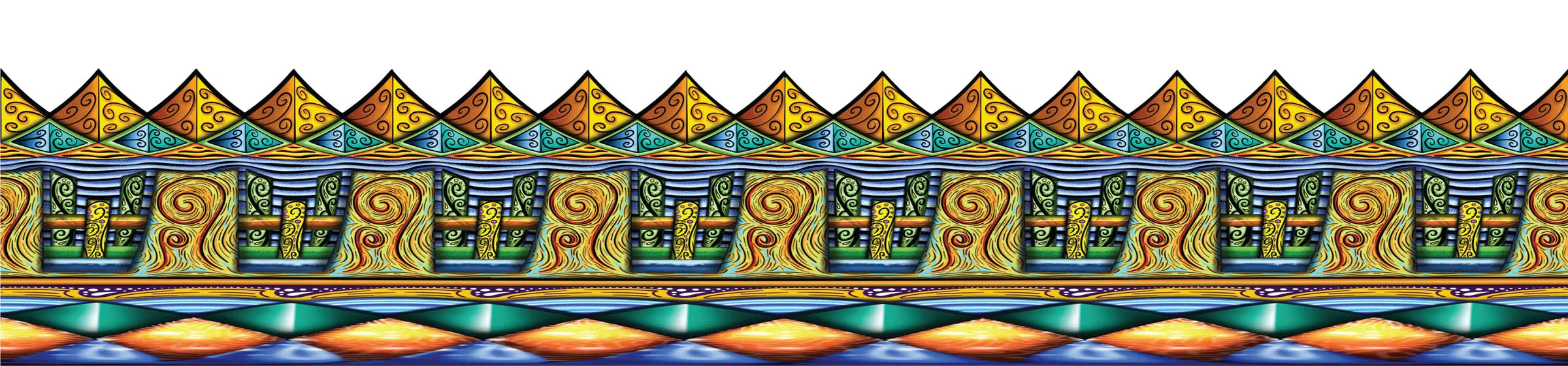 Spokin With full border band variation.