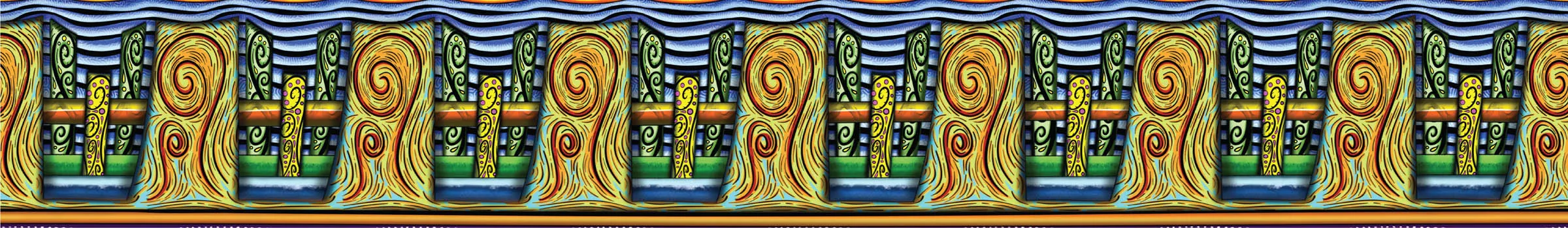 Spokin With middle border band variation one.