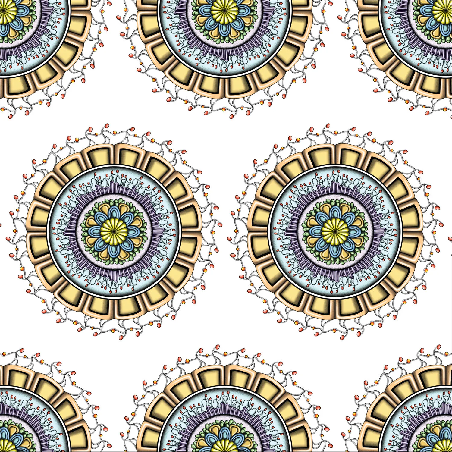 Original Together mandala artwork by Flowstate Design Studio.
