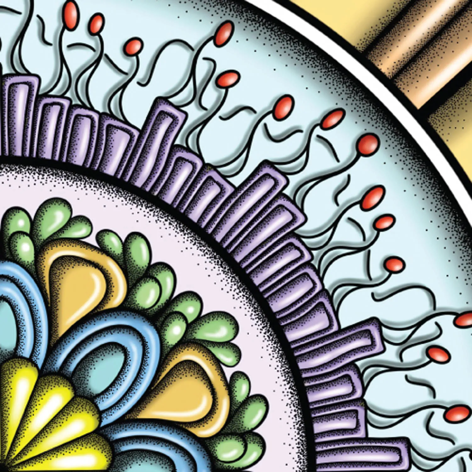 Original Together mandala artwork by Flowstate Design Studio.