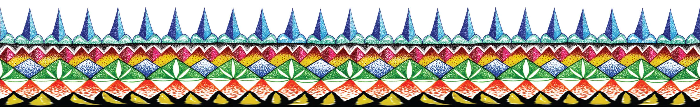 420 Sacred Geometry full border band variation.