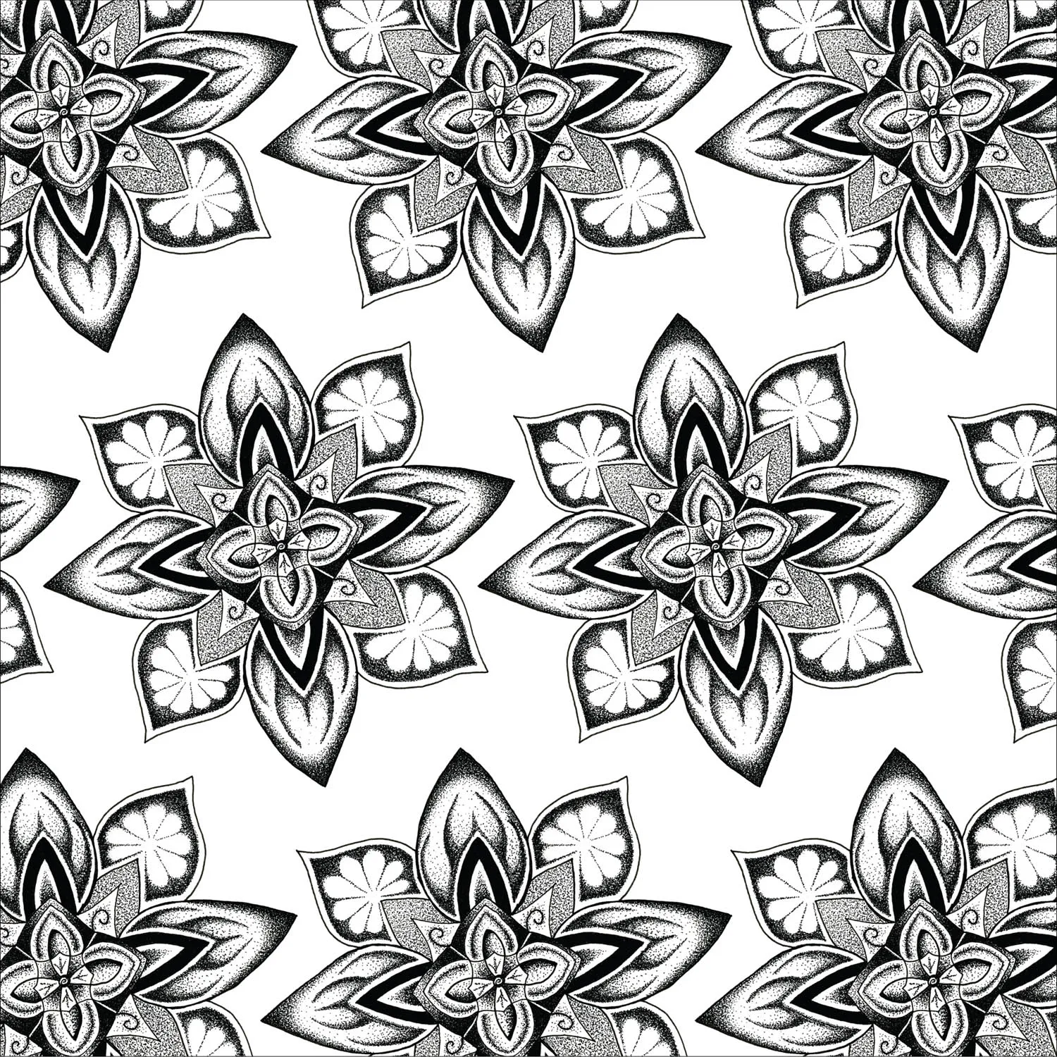 Original Sea Star mandala artwork by Flowstate Design Studio.