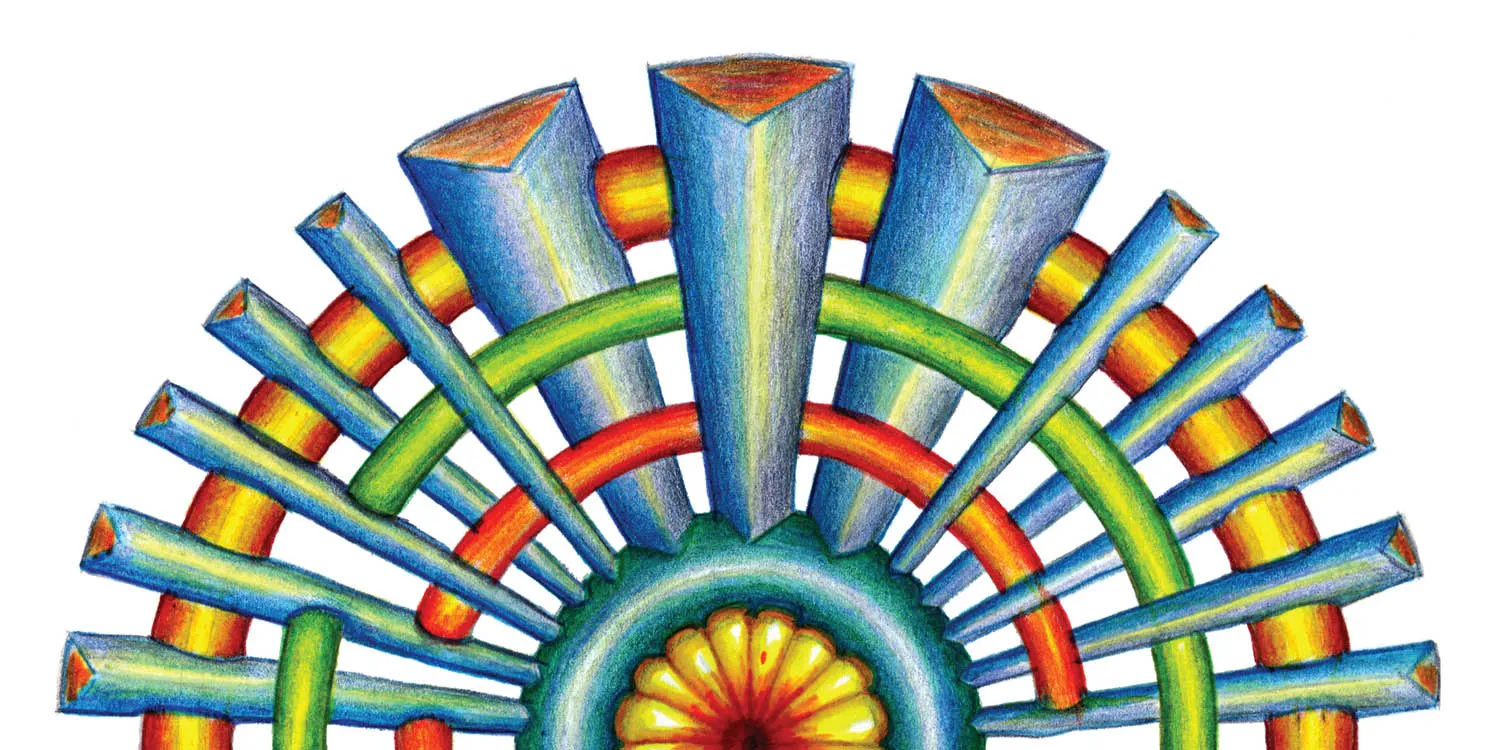 Original Spokin mandala artwork by Flowstate Design Studio.