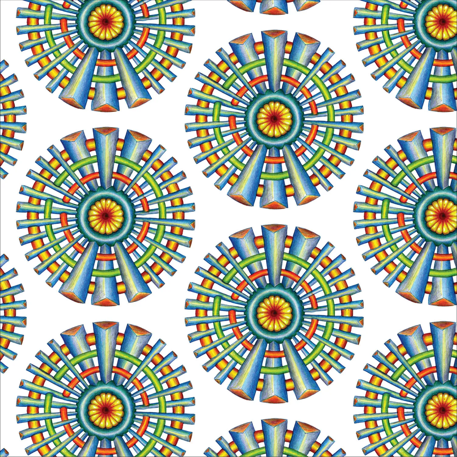 Original Spokin mandala artwork by Flowstate Design Studio.