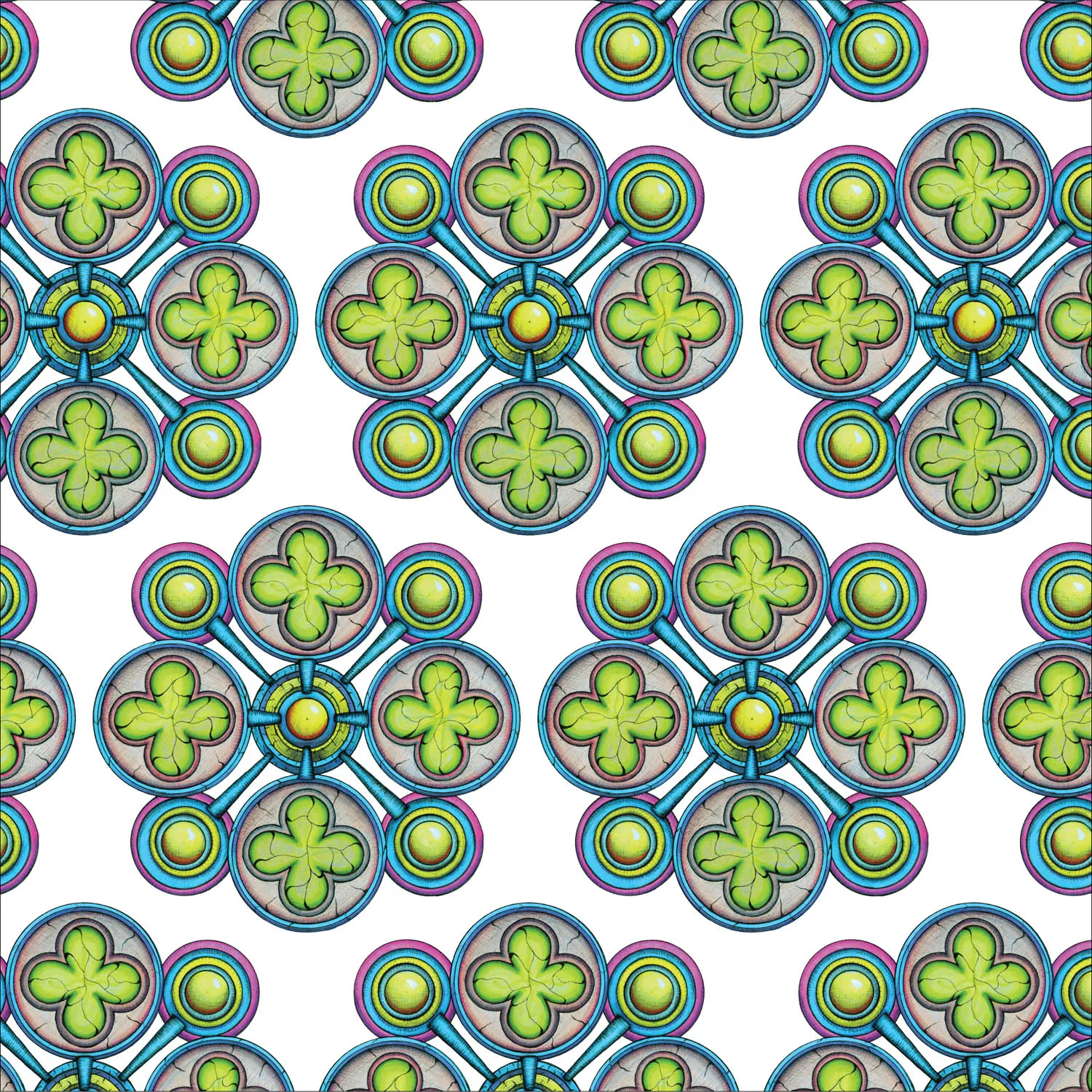 Original Ancestral Luck mandala artwork by Flowstate Design Studio.