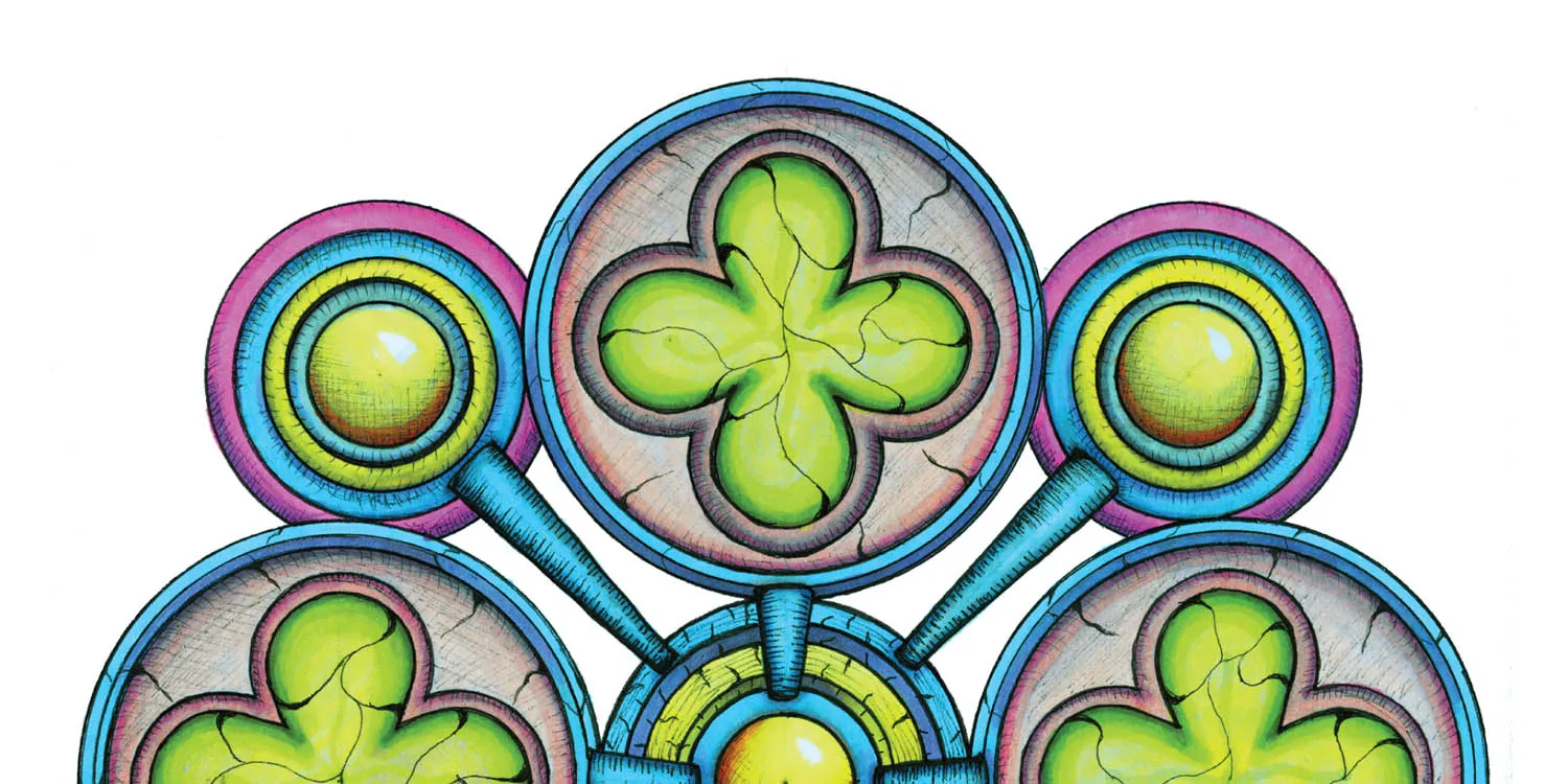 Original Ancestral Luck mandala artwork by Flowstate Design Studio.