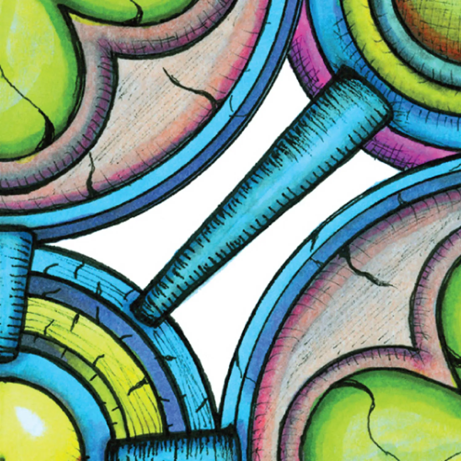 Original Ancestral Luck mandala artwork by Flowstate Design Studio.