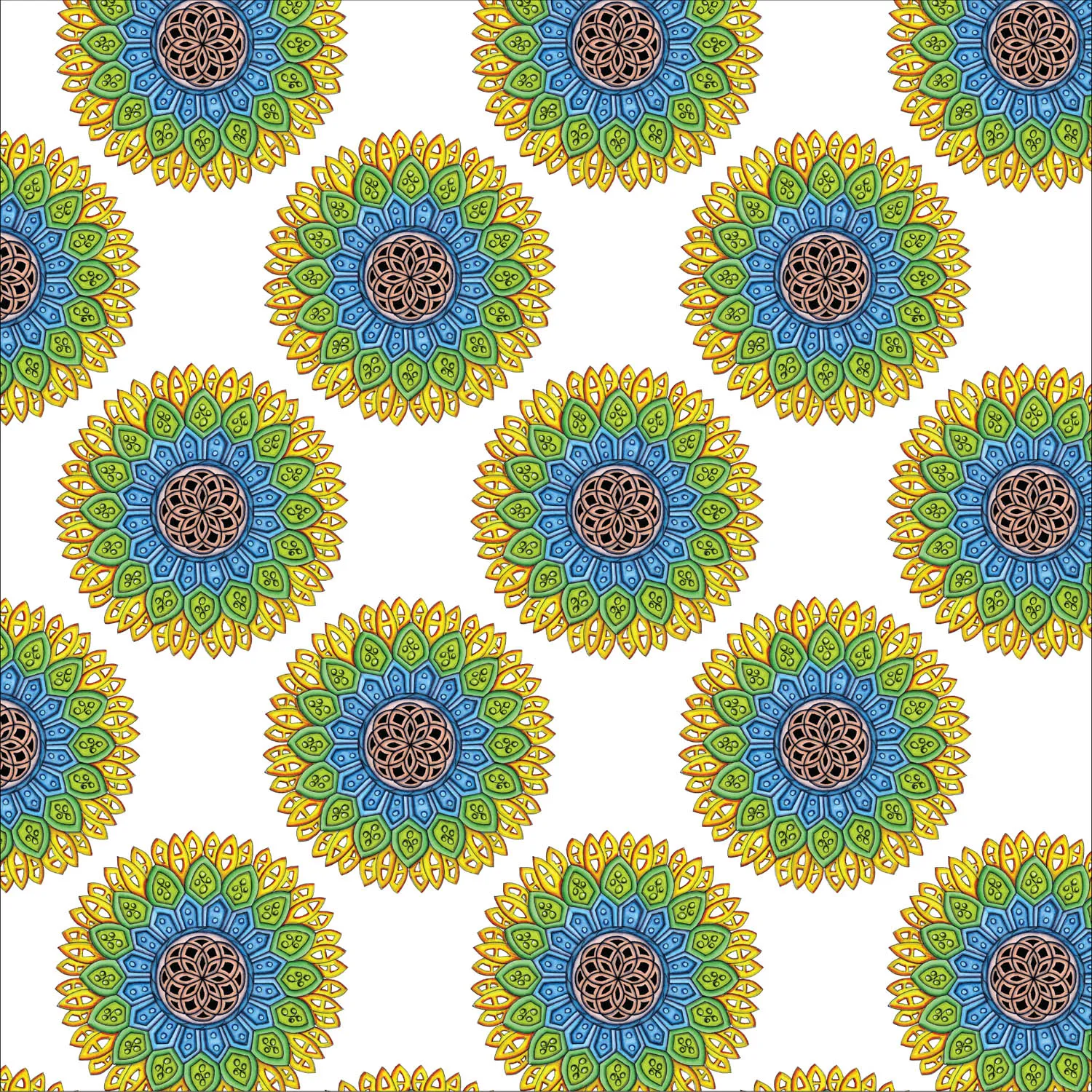 Original Crown mandala artwork by Flowstate Design Studio.