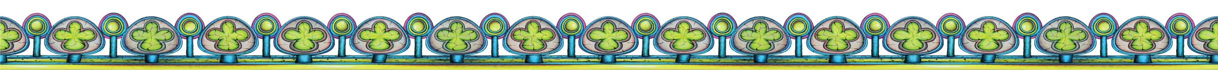 Ancestral Luck inner border band variation.