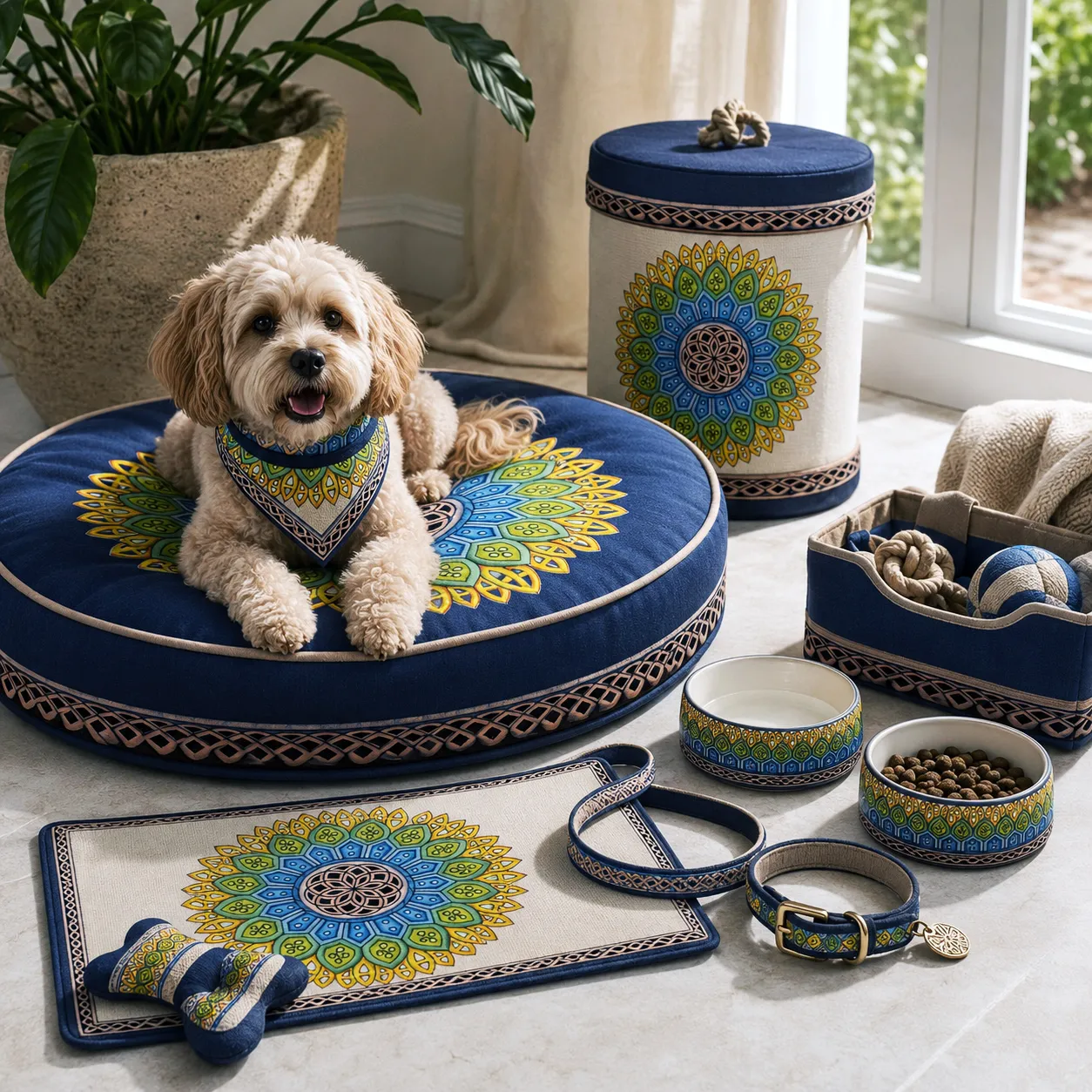 Pet products featuring the Crown design system.