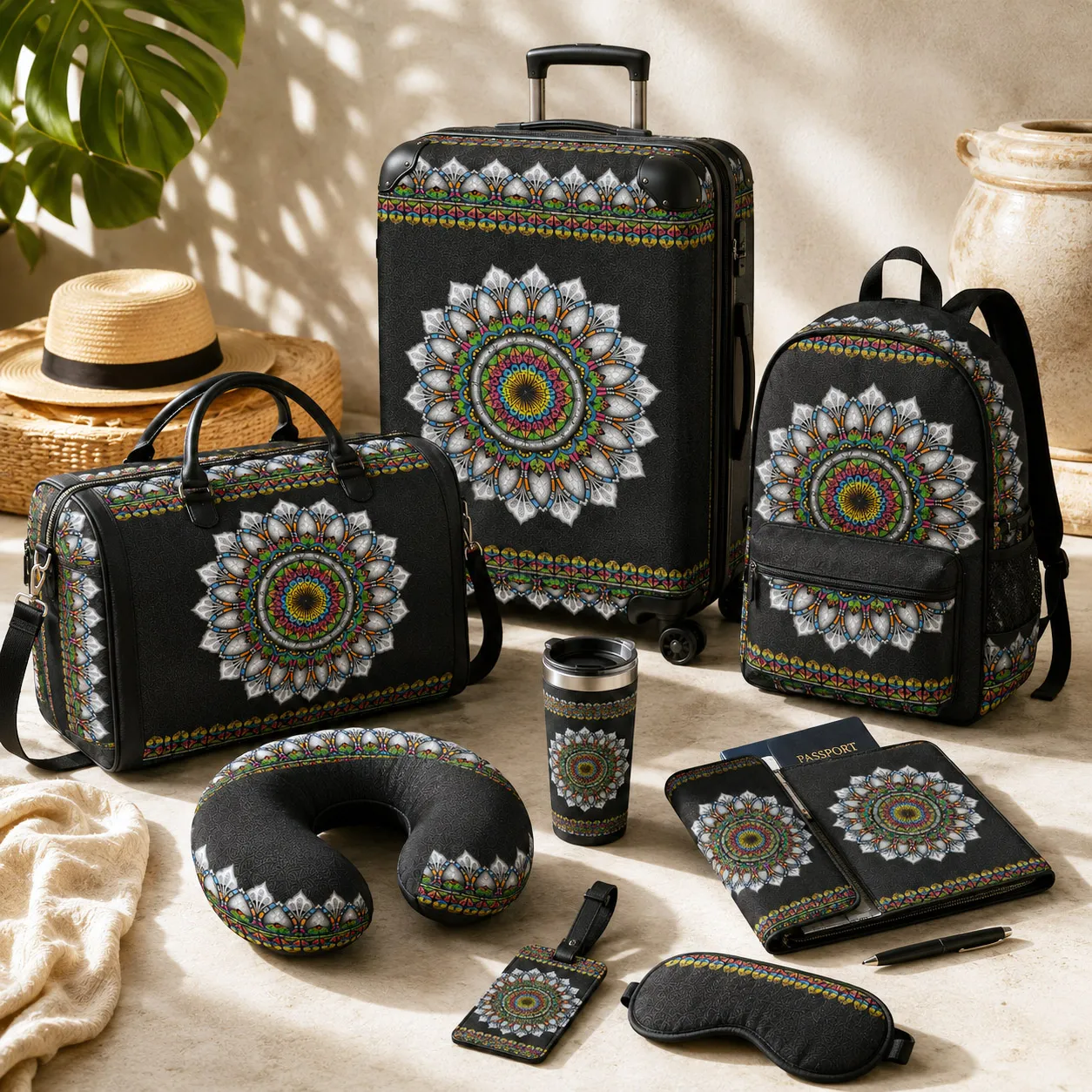 Premium travel products featuring the Radiance design system.