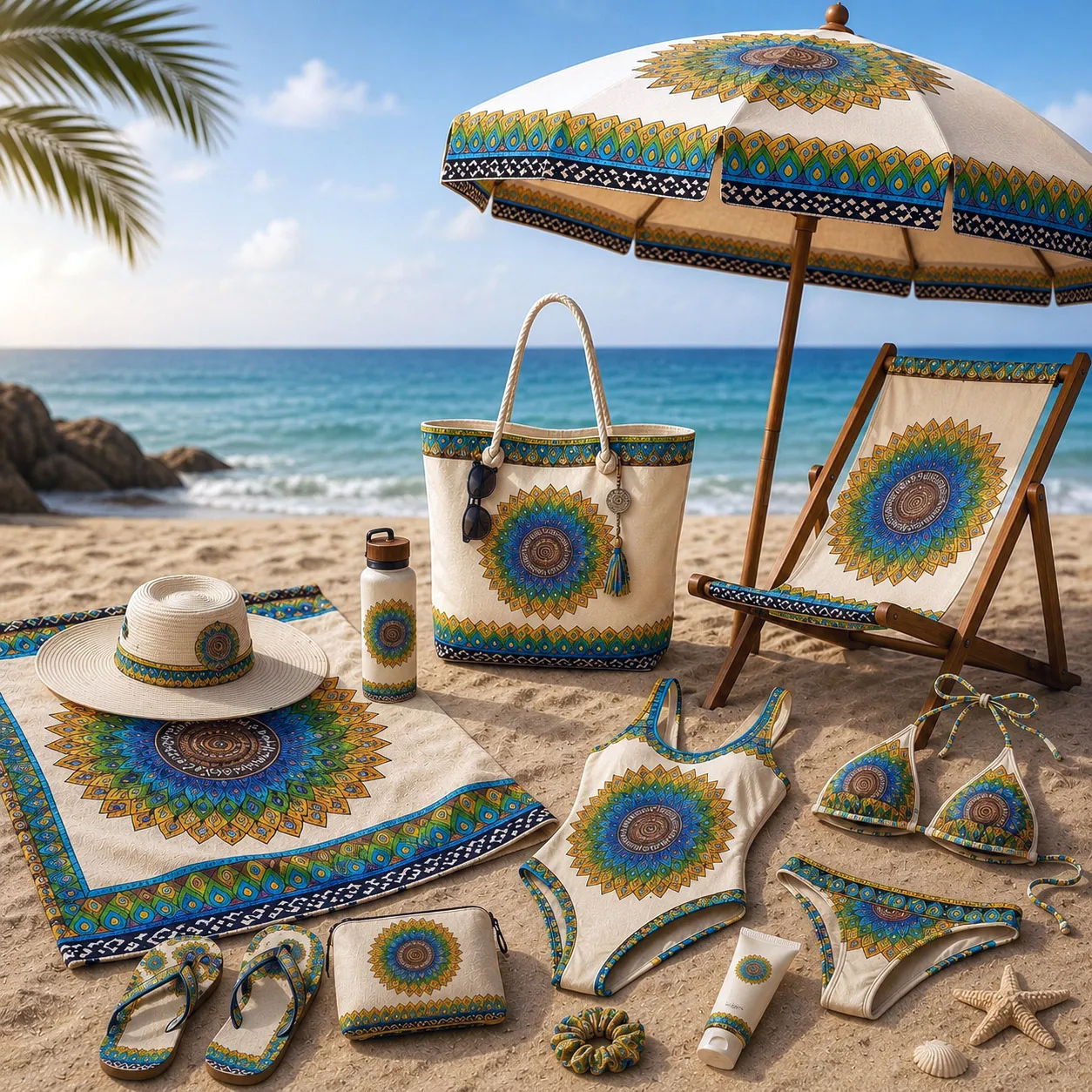 Beach products featuring the Crown design system.