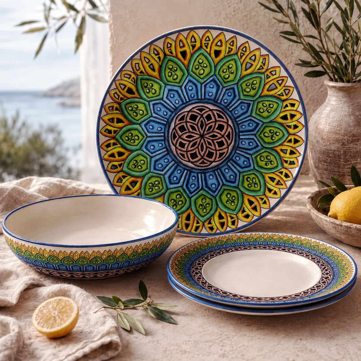 Tableware featuring the Crown design system.
