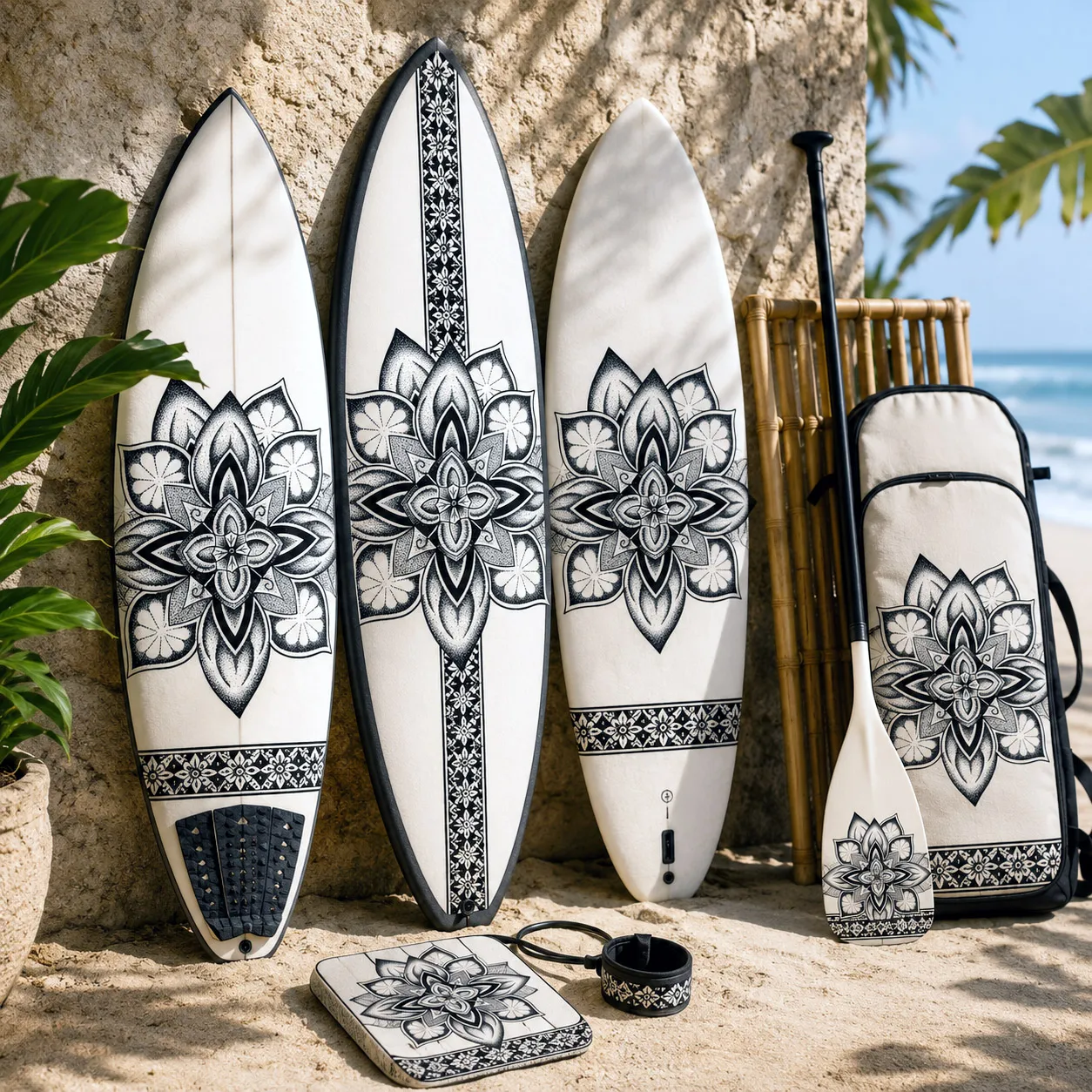 Board sports collection featuring the Sea Star design system.