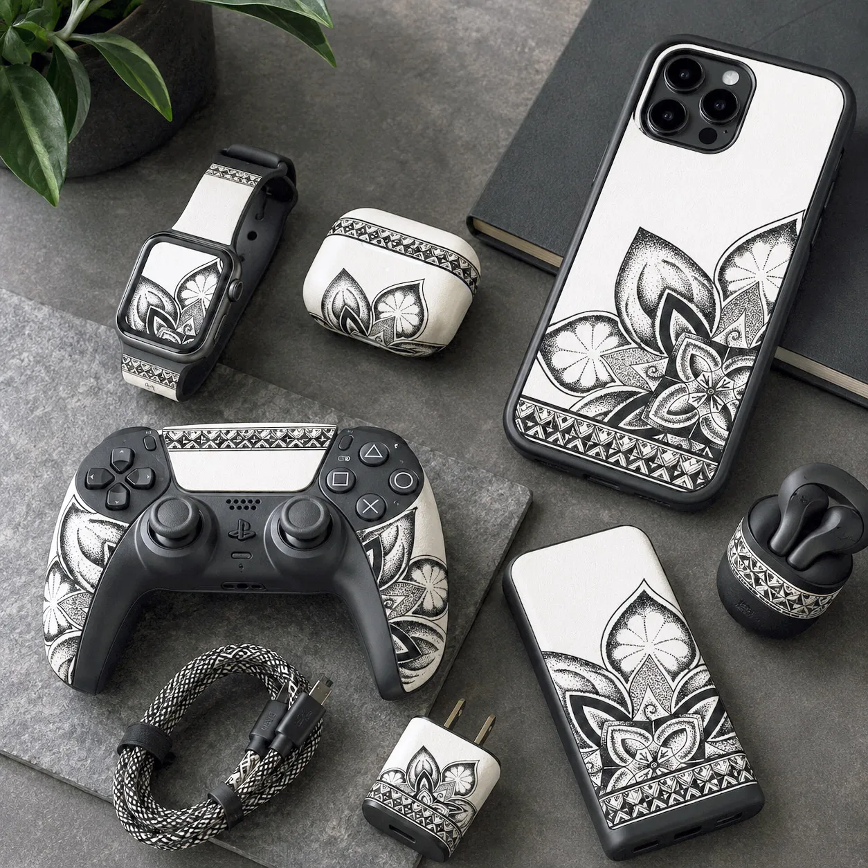 Tech, gaming, and personal accessories featuring the Sea Star design system.