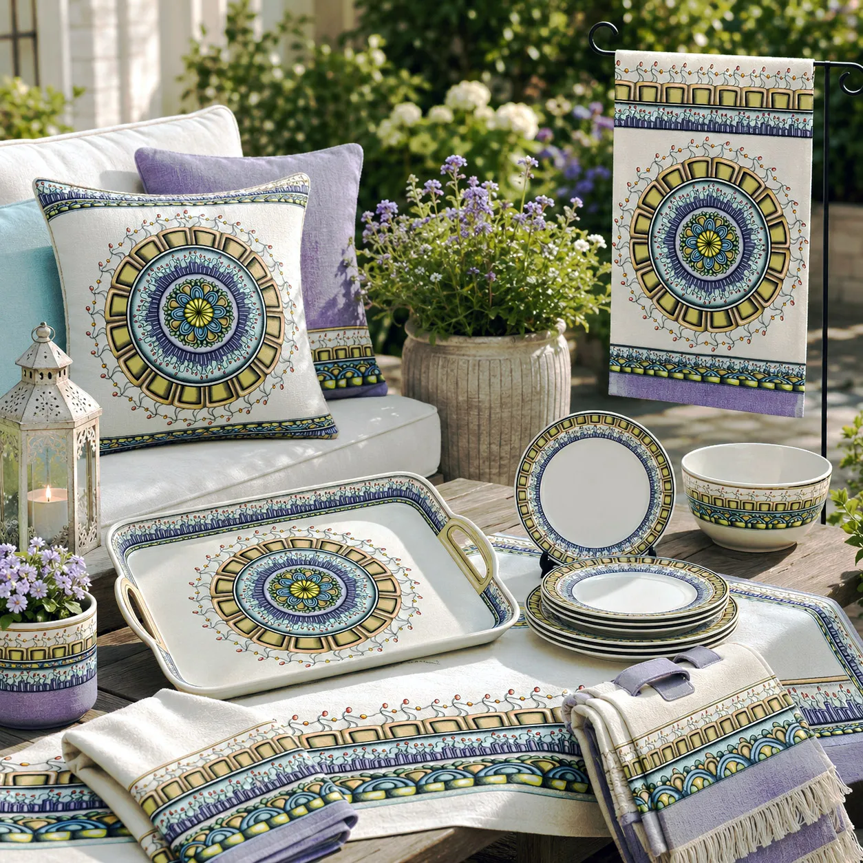 Garden, patio, and outdoor entertaining products featuring the Together design system.