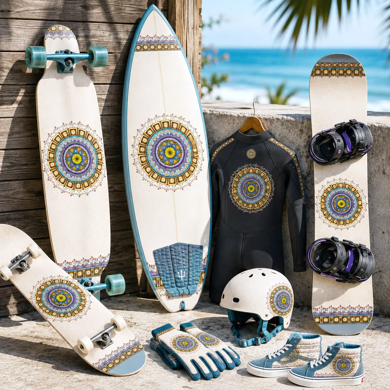 Board sports collection featuring the Together design system.
