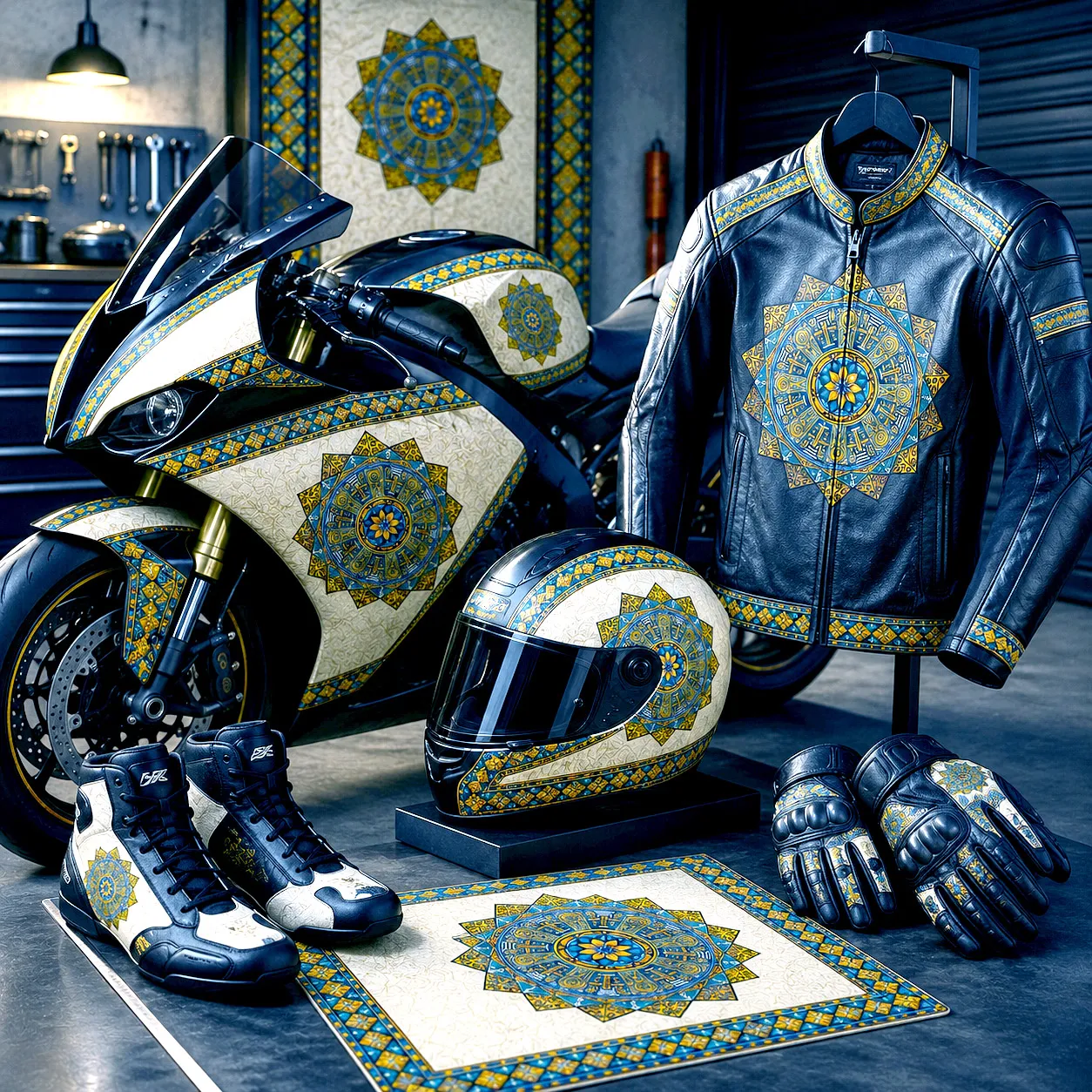 Motorsports collection featuring the Spokin With design system.