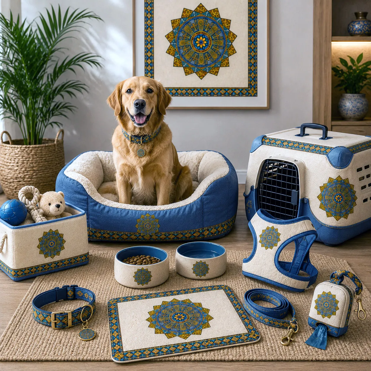 Pet accessories featuring the Spokin With design system.