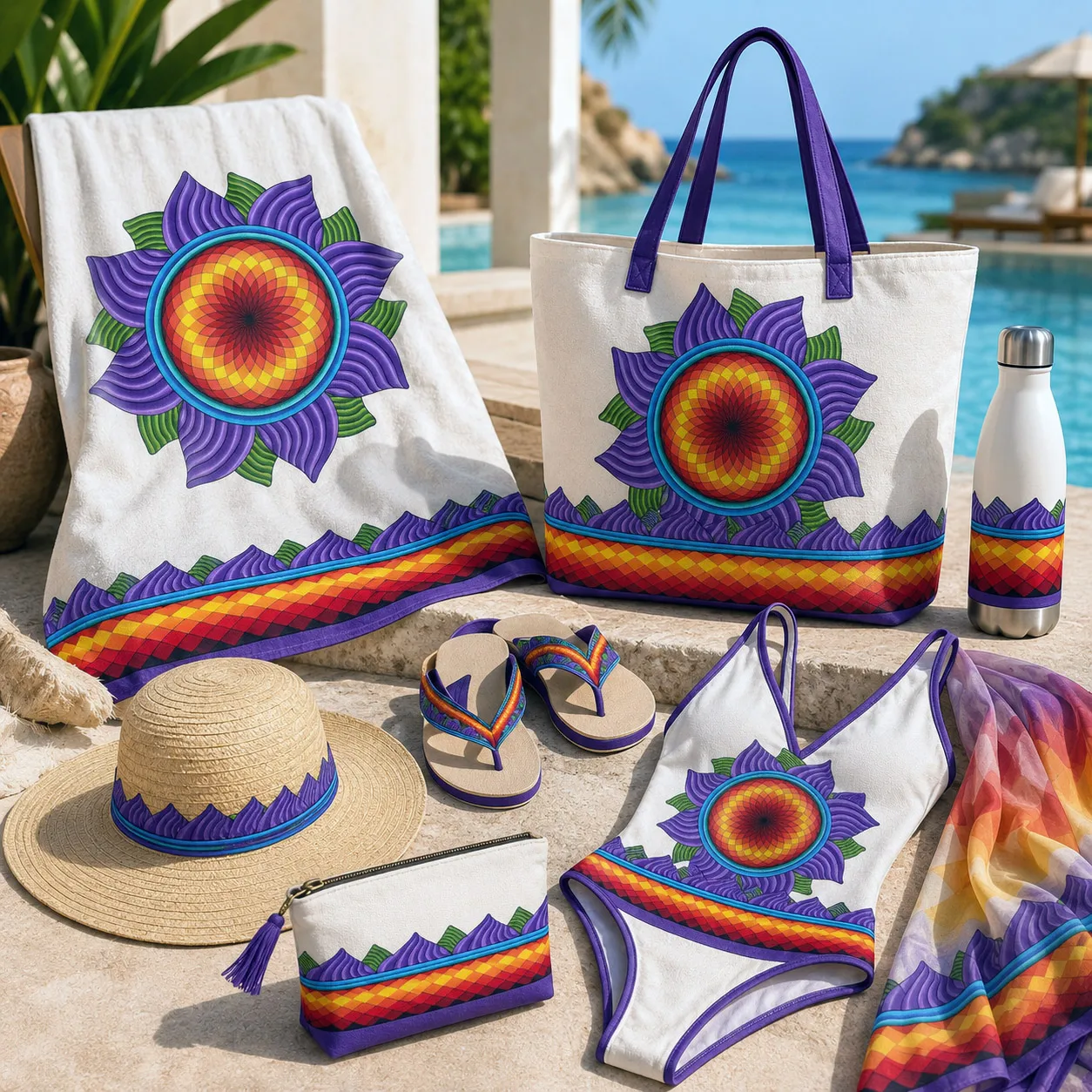 Beach and resort products featuring the High Life design system.