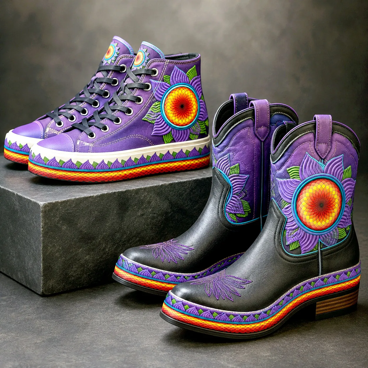 Footwear collection featuring the High Life design system.