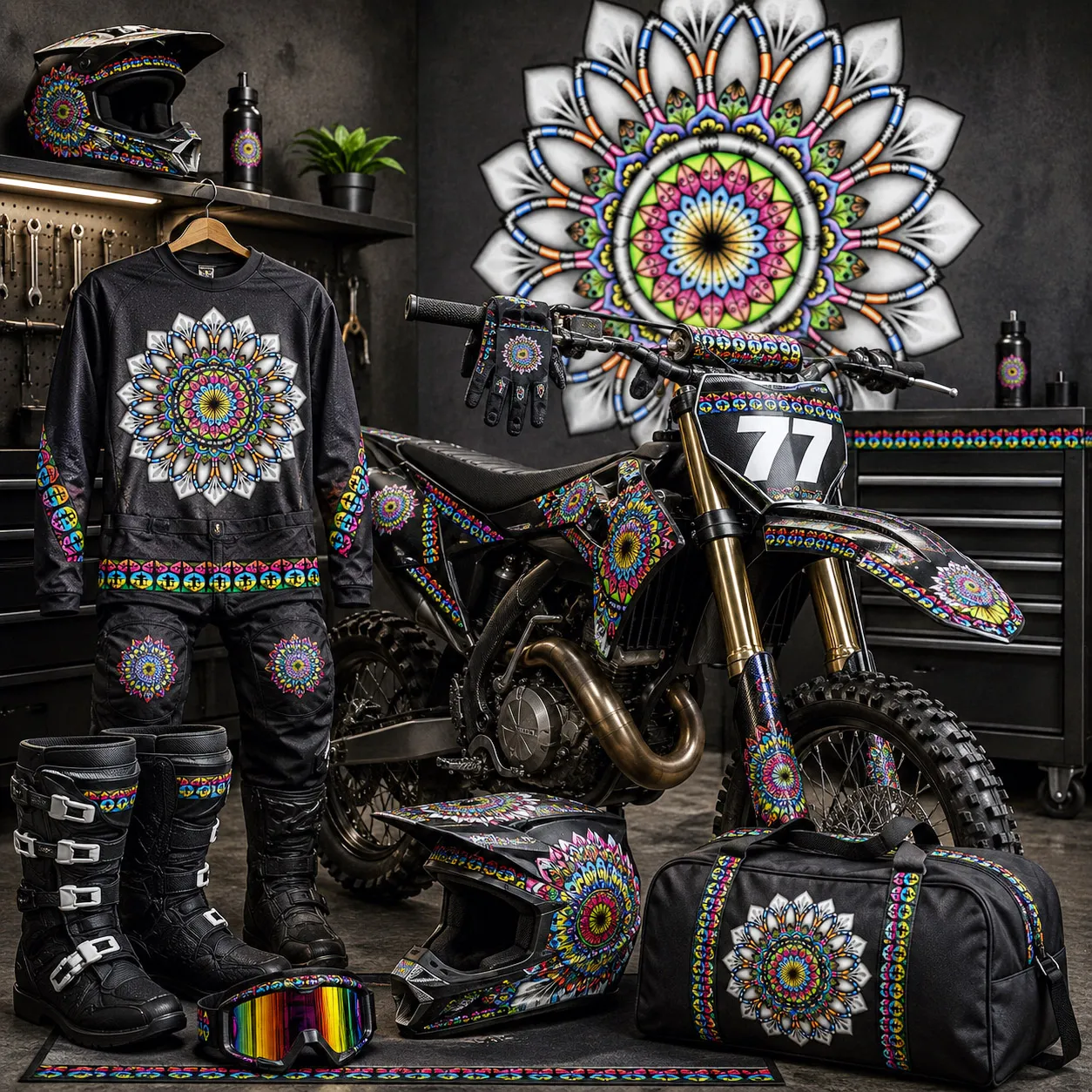 Motorsports collection featuring the Radiance design system.