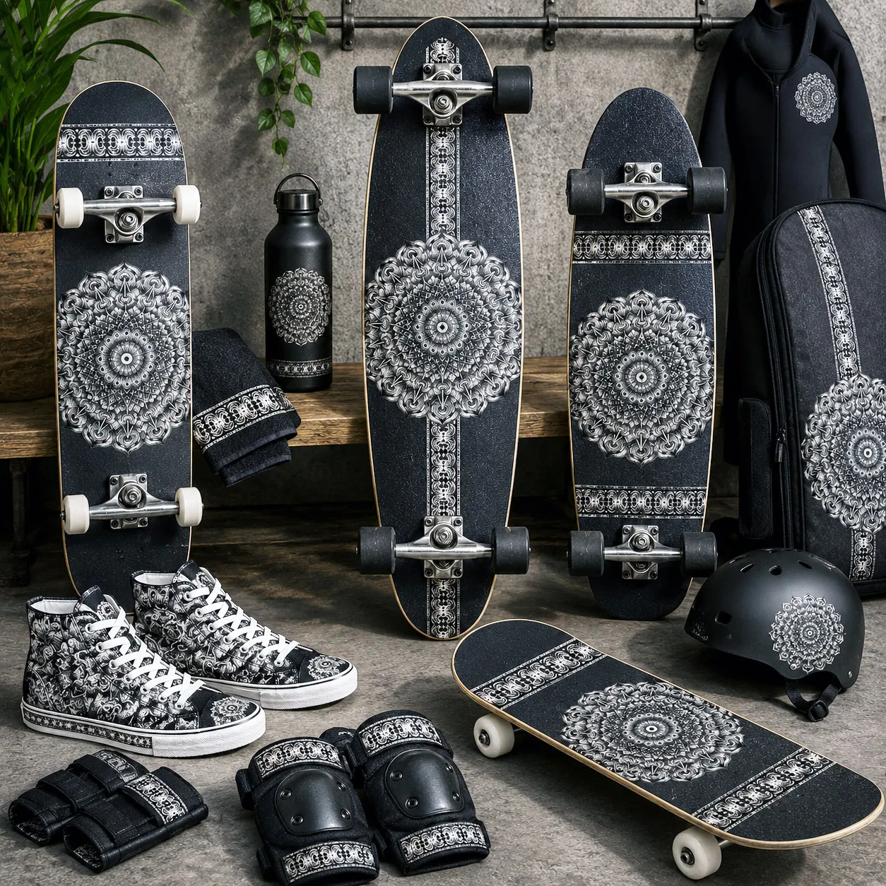Board sports collection featuring the Interconnection design system.