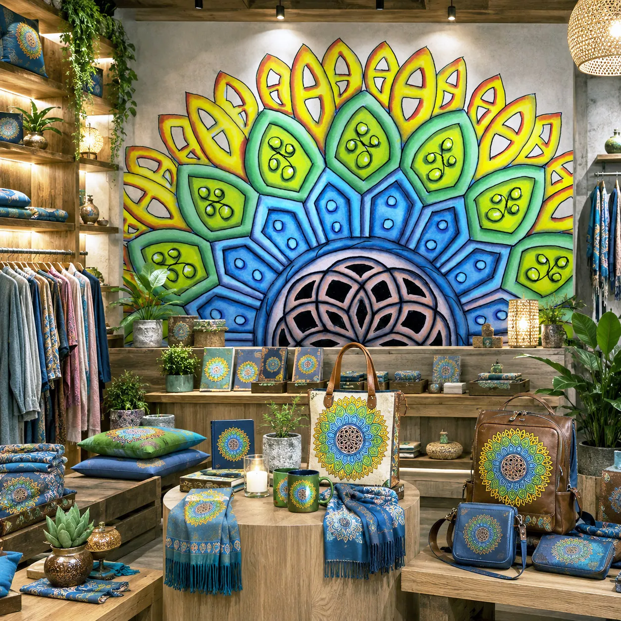 Retail lobby featuring the Crown design system.