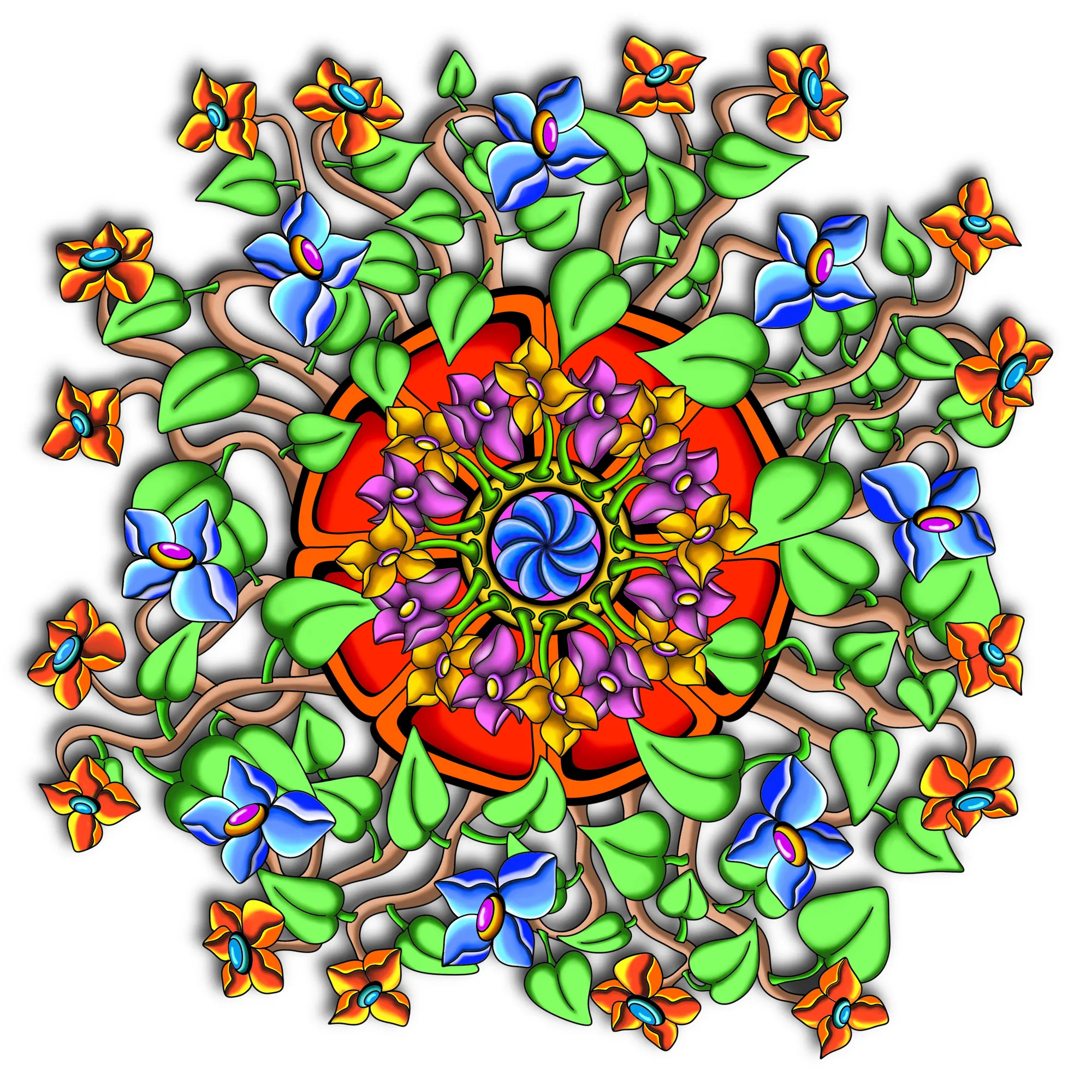 Wall Flowers design system artwork