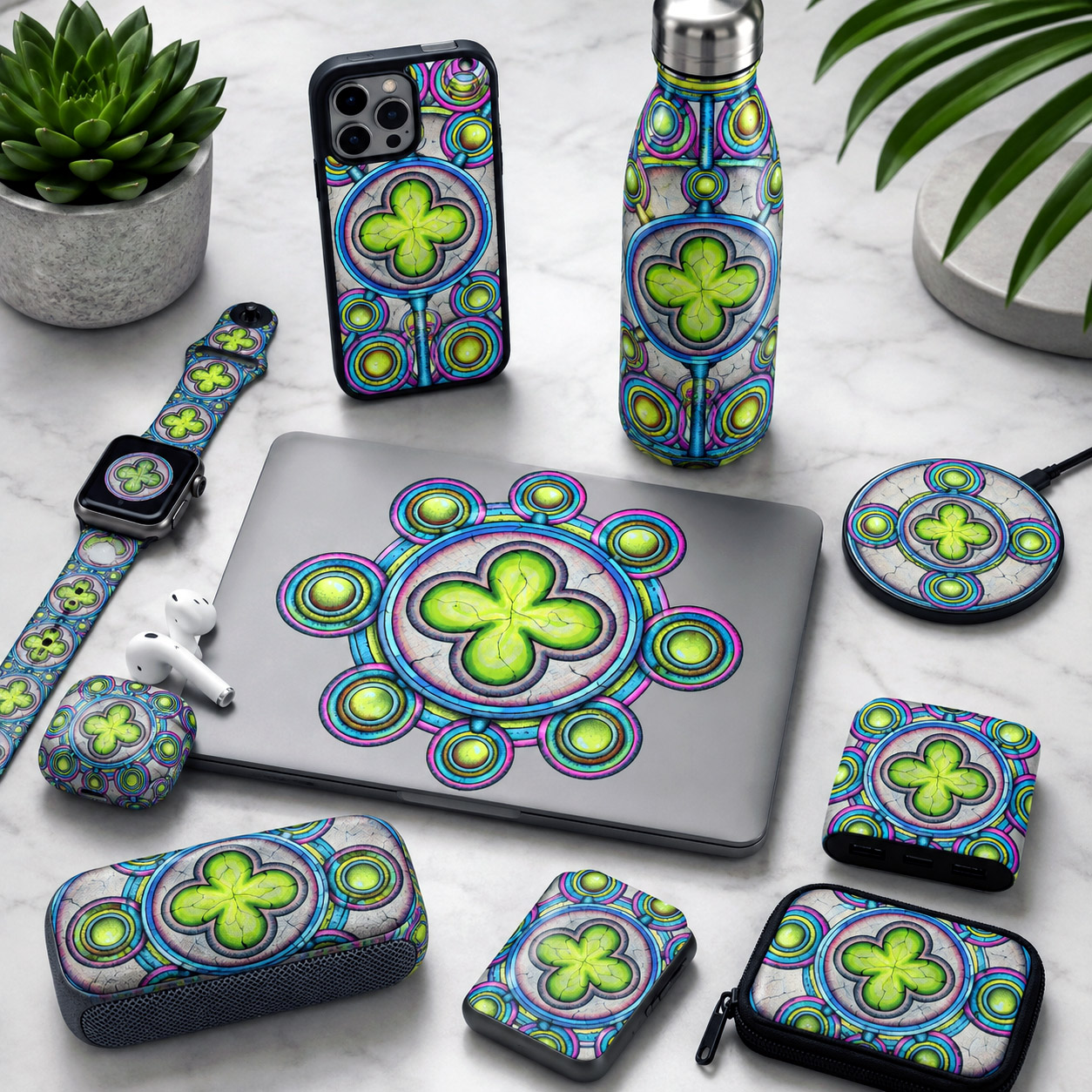 Premium technology, gaming, and personal accessories created using original Flowstate Design Systems.