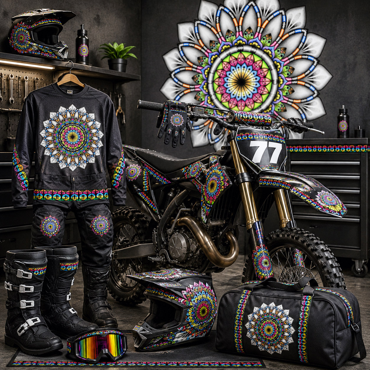 Motorsports collection featuring the Radiance design system.